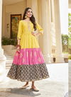 Groom 3 New Latest Ethnic Wear Designer RayonAnarkali Kurti Collection